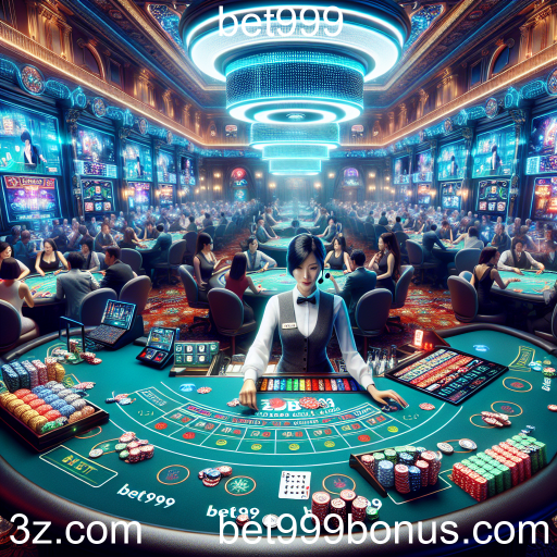 A Emoção do Cassino Ao Vivo no Bet999